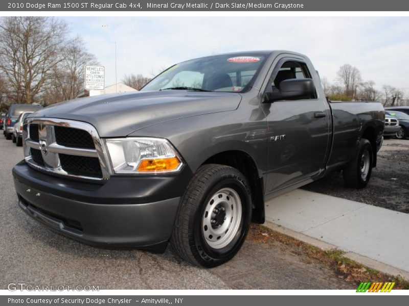 Mineral Gray Metallic / Dark Slate/Medium Graystone 2010 Dodge Ram 1500 ST Regular Cab 4x4