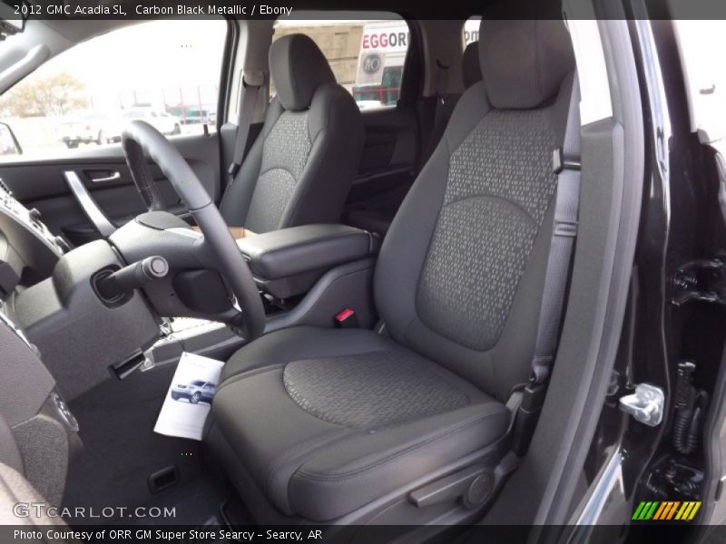  2012 Acadia SL Ebony Interior