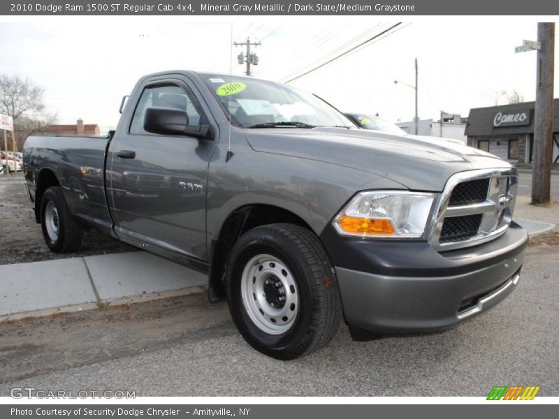 Mineral Gray Metallic / Dark Slate/Medium Graystone 2010 Dodge Ram 1500 ST Regular Cab 4x4