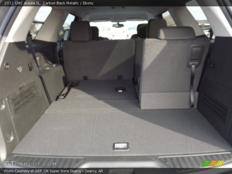 Carbon Black Metallic / Ebony 2012 GMC Acadia SL