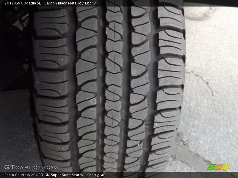 Carbon Black Metallic / Ebony 2012 GMC Acadia SL