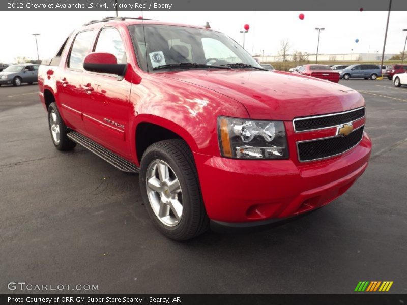 Victory Red / Ebony 2012 Chevrolet Avalanche LS 4x4