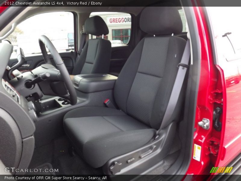 Victory Red / Ebony 2012 Chevrolet Avalanche LS 4x4