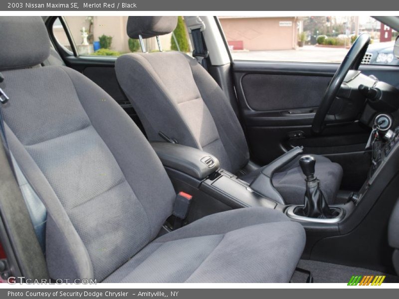 Merlot Red / Black 2003 Nissan Maxima SE