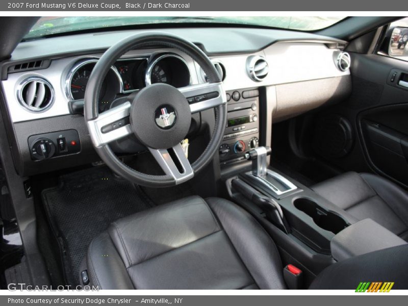 Black / Dark Charcoal 2007 Ford Mustang V6 Deluxe Coupe