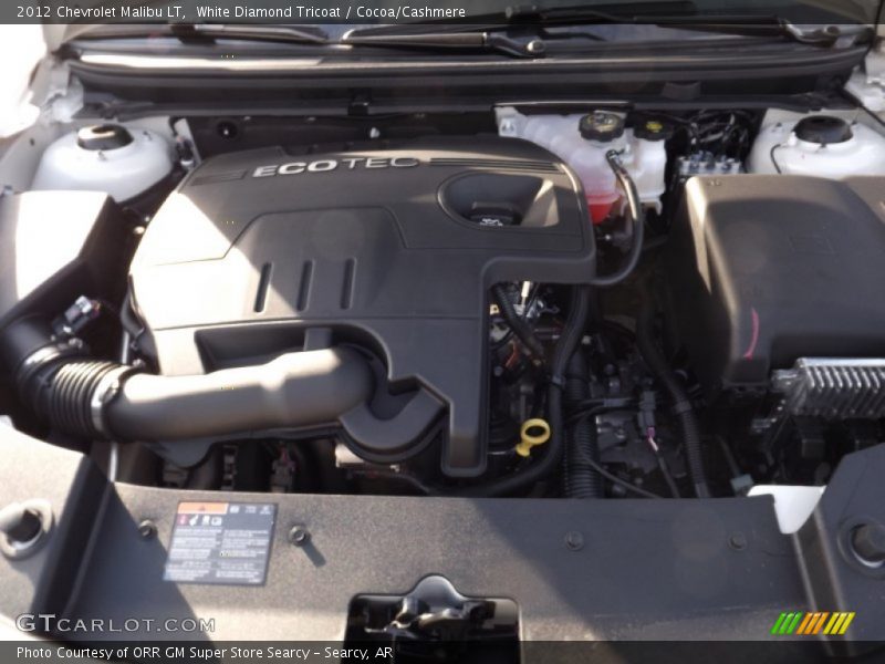 White Diamond Tricoat / Cocoa/Cashmere 2012 Chevrolet Malibu LT