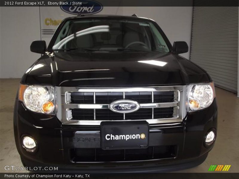 Ebony Black / Stone 2012 Ford Escape XLT
