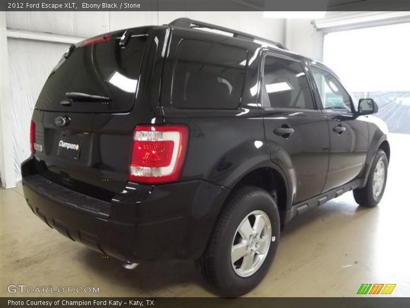 Ebony Black / Stone 2012 Ford Escape XLT