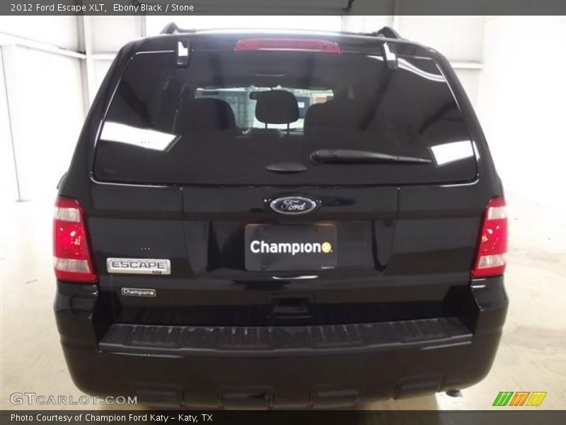 Ebony Black / Stone 2012 Ford Escape XLT