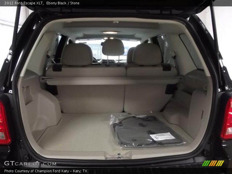 Ebony Black / Stone 2012 Ford Escape XLT
