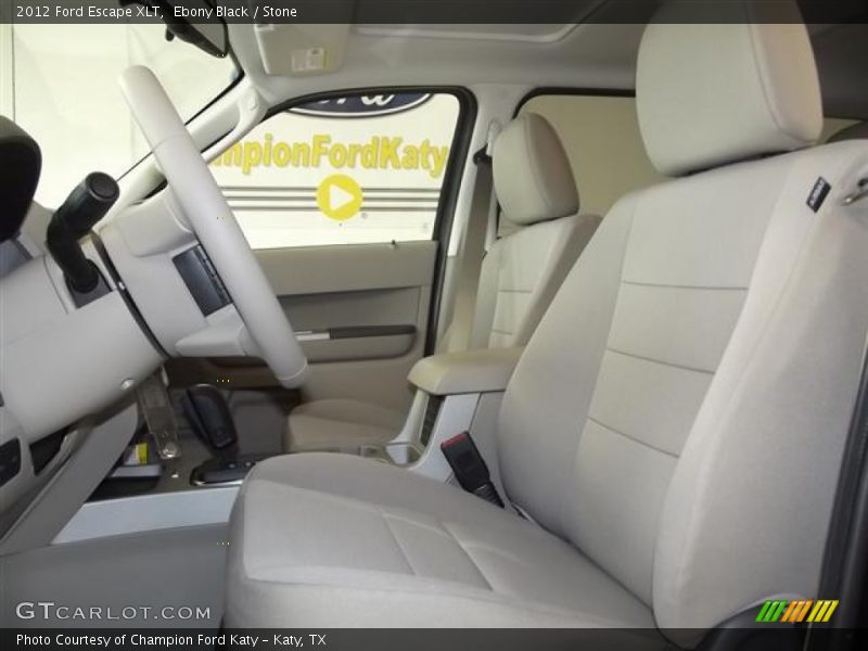 Ebony Black / Stone 2012 Ford Escape XLT