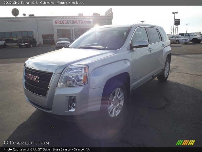 Quicksilver Metallic / Jet Black 2012 GMC Terrain SLE