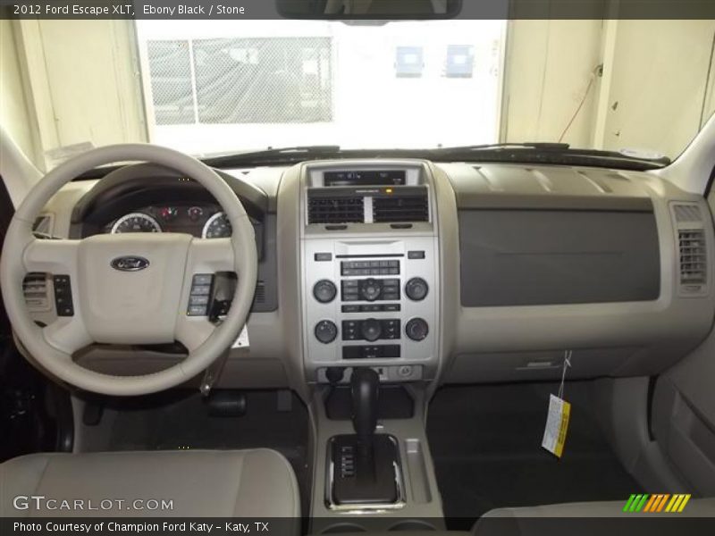 Ebony Black / Stone 2012 Ford Escape XLT