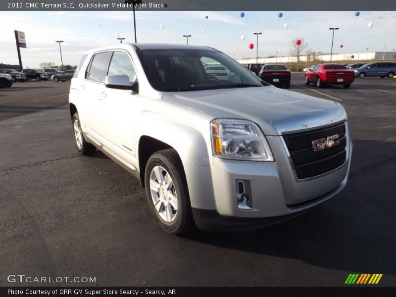 Quicksilver Metallic / Jet Black 2012 GMC Terrain SLE