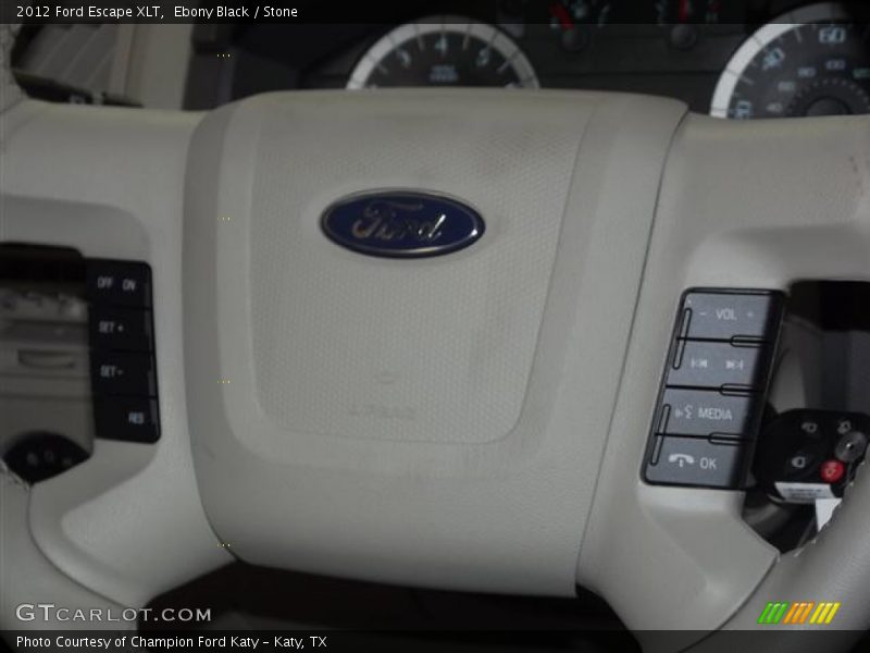 Ebony Black / Stone 2012 Ford Escape XLT