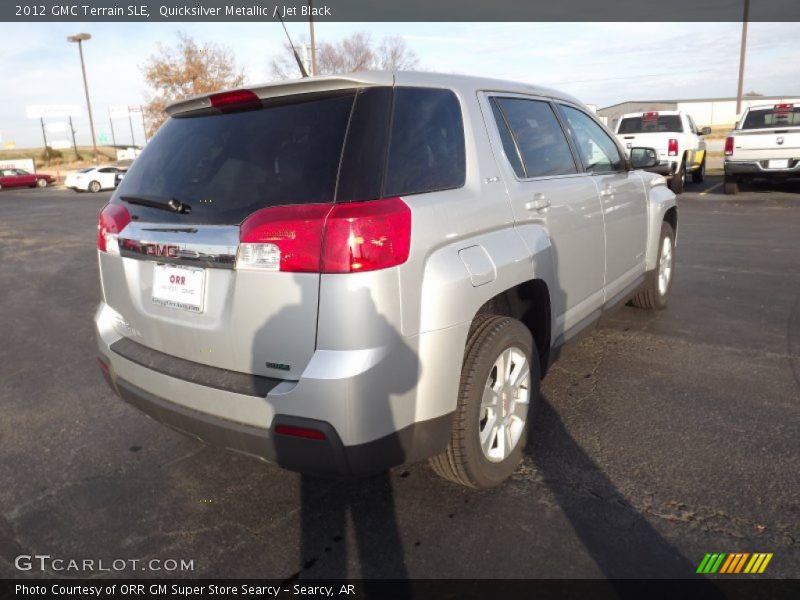 Quicksilver Metallic / Jet Black 2012 GMC Terrain SLE