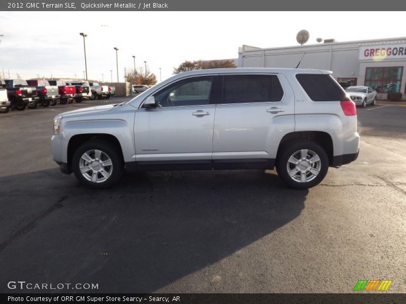 Quicksilver Metallic / Jet Black 2012 GMC Terrain SLE