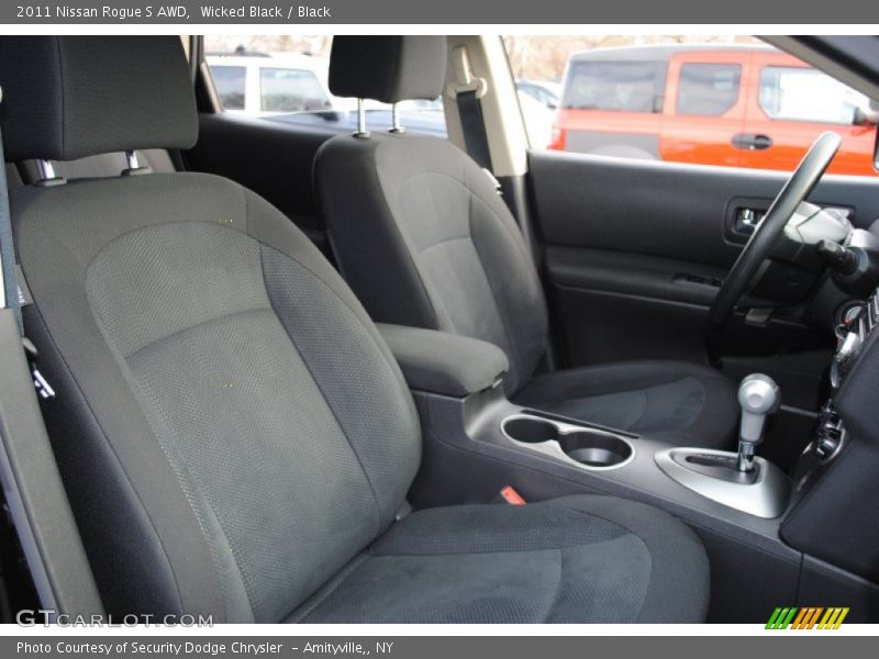Wicked Black / Black 2011 Nissan Rogue S AWD