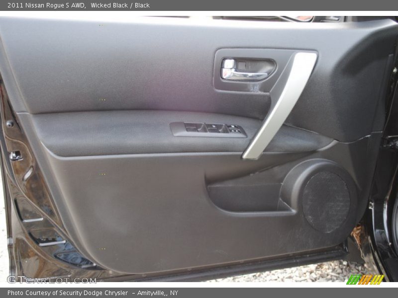 Wicked Black / Black 2011 Nissan Rogue S AWD