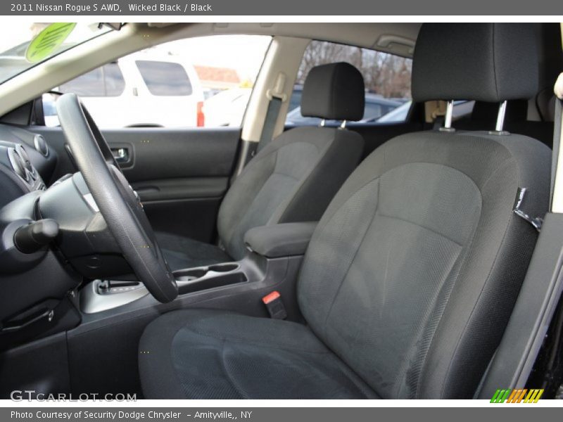 Wicked Black / Black 2011 Nissan Rogue S AWD