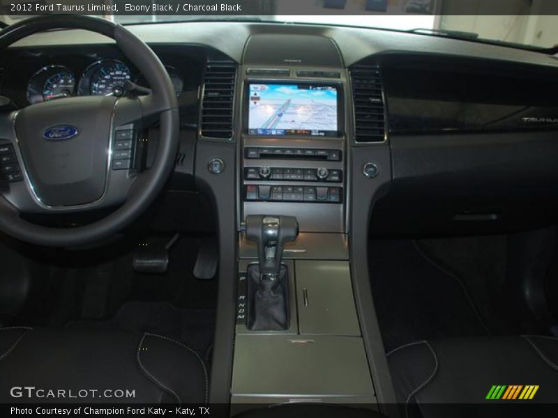 Ebony Black / Charcoal Black 2012 Ford Taurus Limited