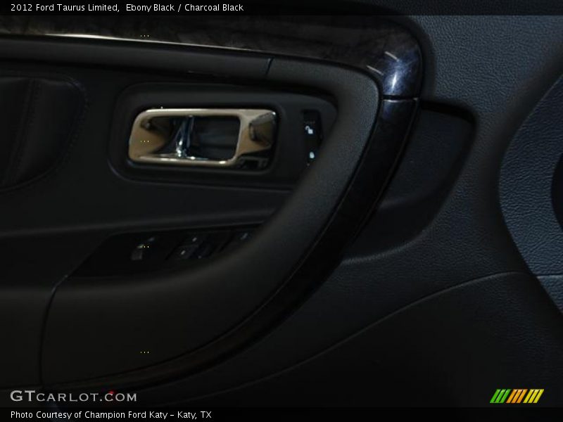 Ebony Black / Charcoal Black 2012 Ford Taurus Limited