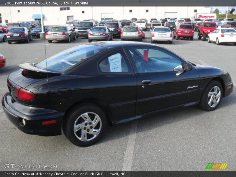 Black / Graphite 2001 Pontiac Sunfire SE Coupe