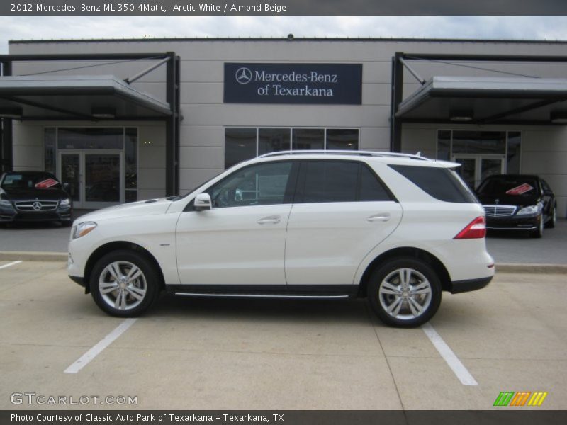 Arctic White / Almond Beige 2012 Mercedes-Benz ML 350 4Matic