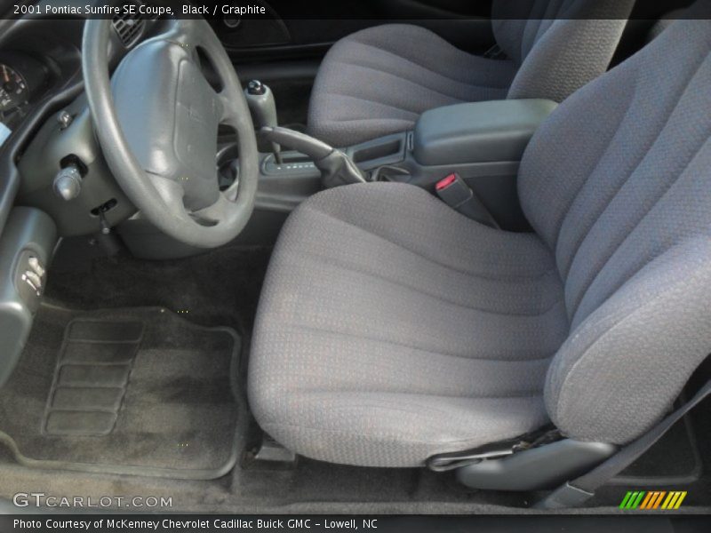 Black / Graphite 2001 Pontiac Sunfire SE Coupe