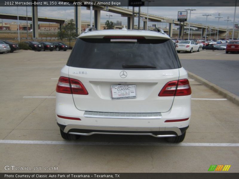 Arctic White / Almond Beige 2012 Mercedes-Benz ML 350 4Matic