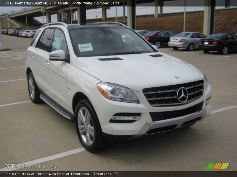 Arctic White / Almond Beige 2012 Mercedes-Benz ML 350 4Matic