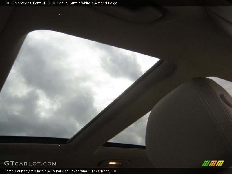 Arctic White / Almond Beige 2012 Mercedes-Benz ML 350 4Matic