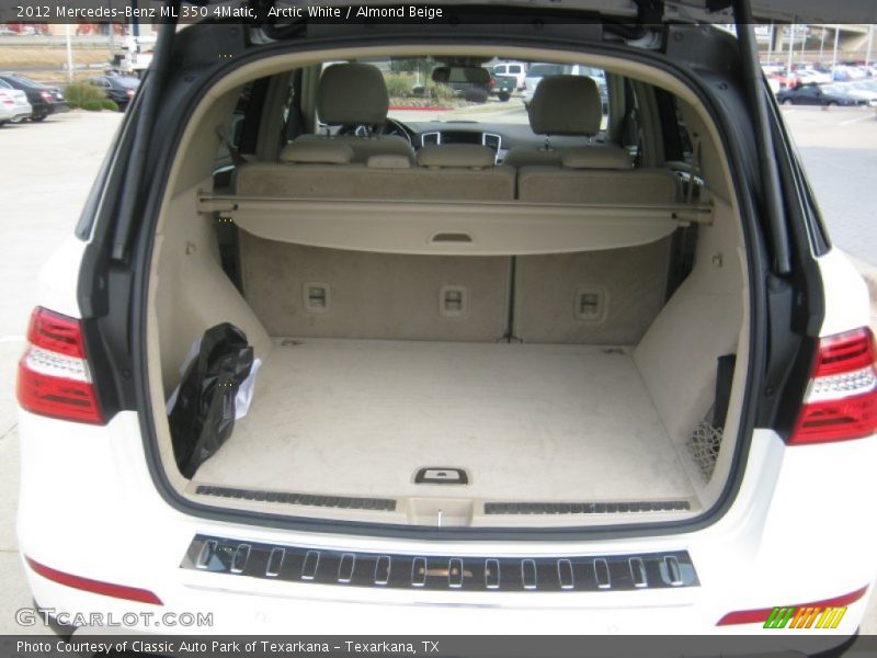 Arctic White / Almond Beige 2012 Mercedes-Benz ML 350 4Matic