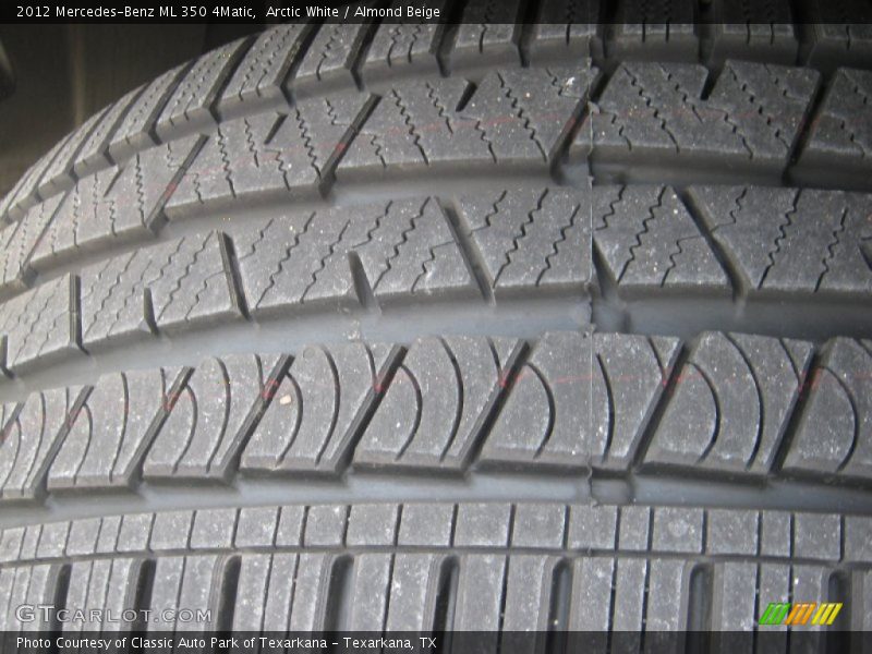 Arctic White / Almond Beige 2012 Mercedes-Benz ML 350 4Matic