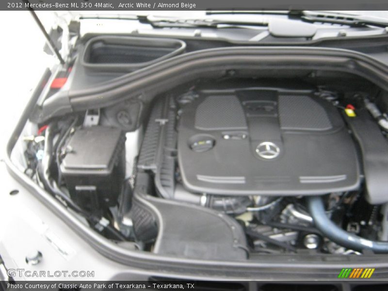 Arctic White / Almond Beige 2012 Mercedes-Benz ML 350 4Matic