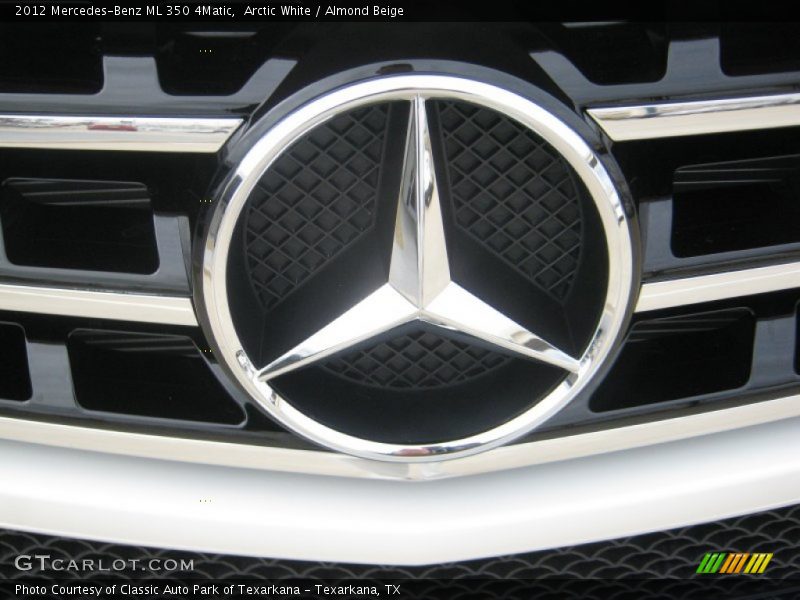 Arctic White / Almond Beige 2012 Mercedes-Benz ML 350 4Matic