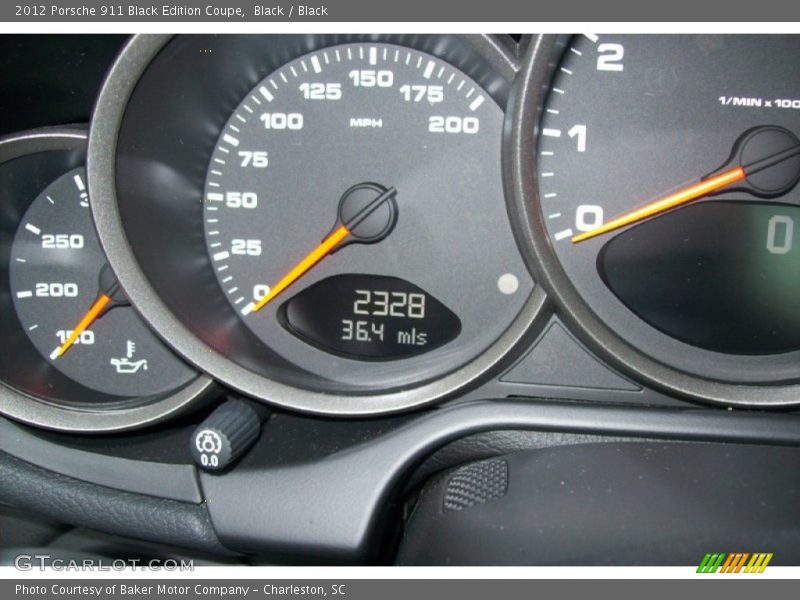 Black / Black 2012 Porsche 911 Black Edition Coupe