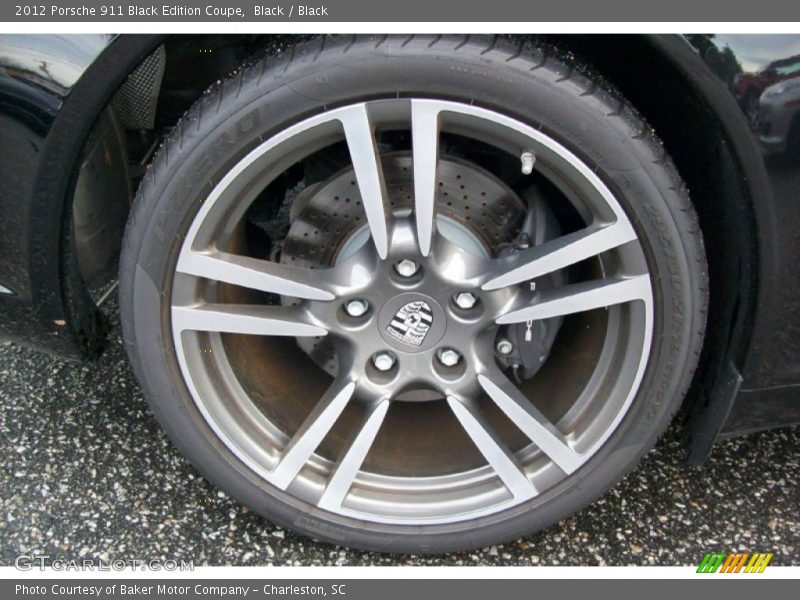  2012 911 Black Edition Coupe Wheel