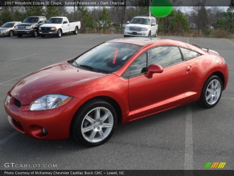 Sunset Pearlescent / Dark Charcoal 2007 Mitsubishi Eclipse SE Coupe