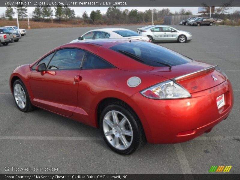 Sunset Pearlescent / Dark Charcoal 2007 Mitsubishi Eclipse SE Coupe