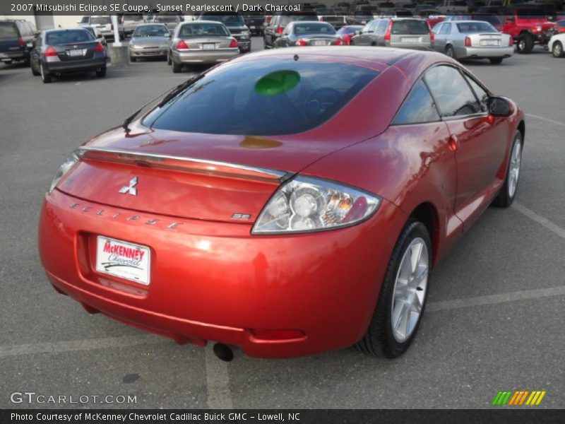 Sunset Pearlescent / Dark Charcoal 2007 Mitsubishi Eclipse SE Coupe