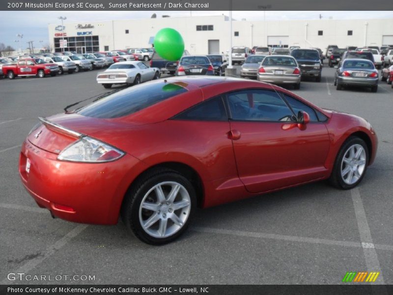 Sunset Pearlescent / Dark Charcoal 2007 Mitsubishi Eclipse SE Coupe