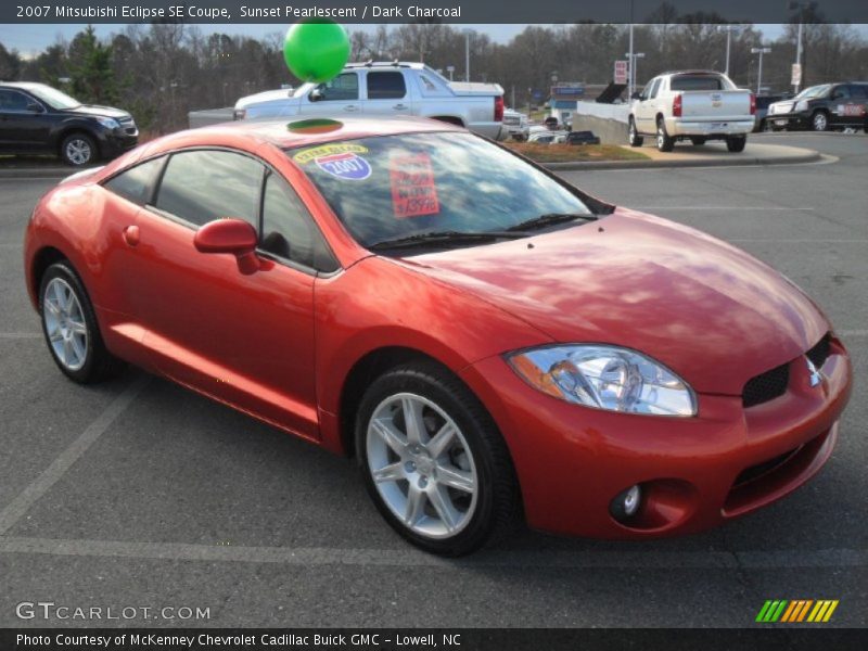 Sunset Pearlescent / Dark Charcoal 2007 Mitsubishi Eclipse SE Coupe