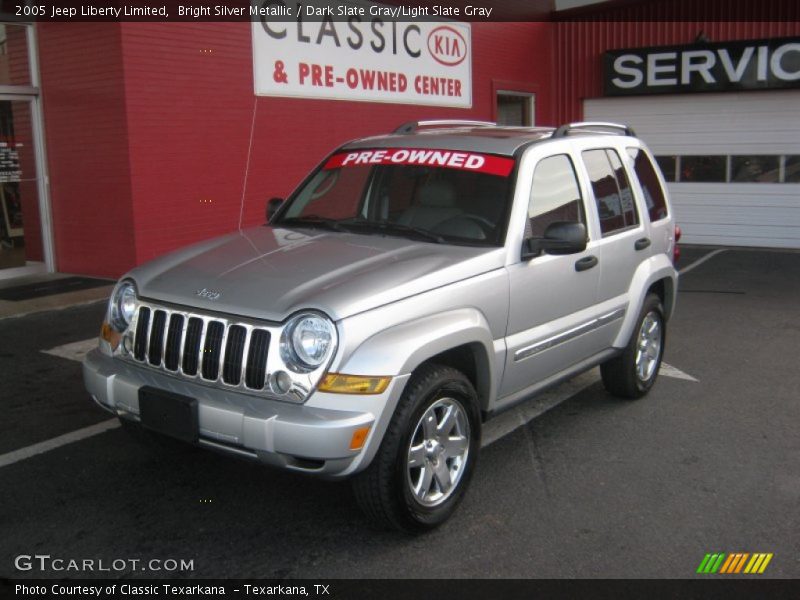 Bright Silver Metallic / Dark Slate Gray/Light Slate Gray 2005 Jeep Liberty Limited