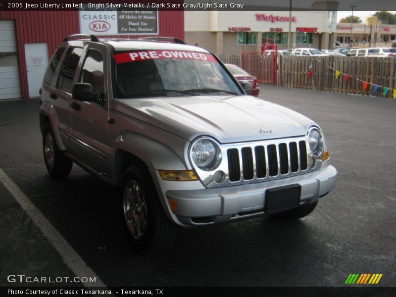 Bright Silver Metallic / Dark Slate Gray/Light Slate Gray 2005 Jeep Liberty Limited