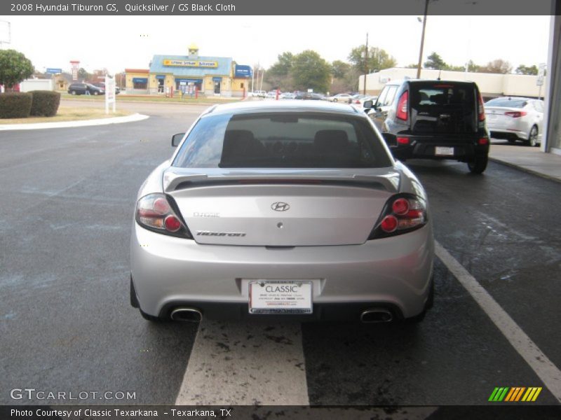 Quicksilver / GS Black Cloth 2008 Hyundai Tiburon GS