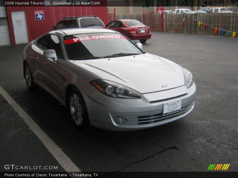 Quicksilver / GS Black Cloth 2008 Hyundai Tiburon GS