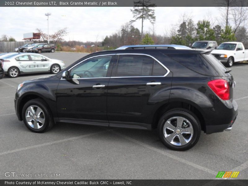 Black Granite Metallic / Jet Black 2012 Chevrolet Equinox LTZ