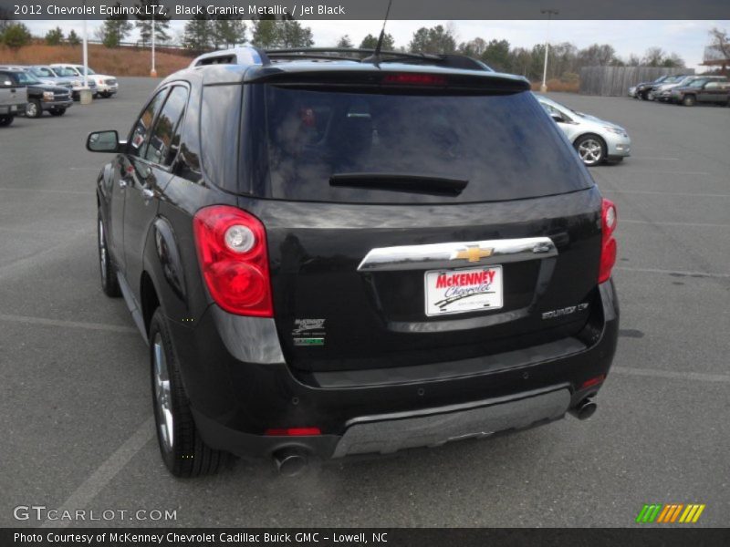 Black Granite Metallic / Jet Black 2012 Chevrolet Equinox LTZ