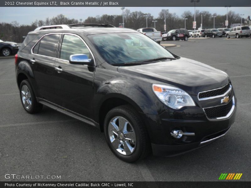 Black Granite Metallic / Jet Black 2012 Chevrolet Equinox LTZ